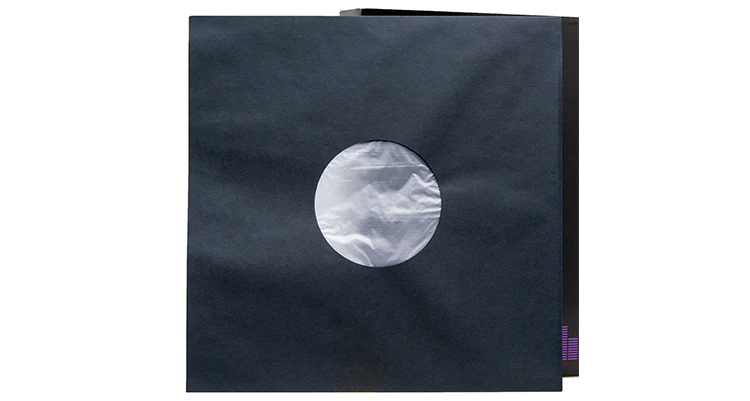 12" Deluxe Audiophile Antistatic Inner Sleeves (Black) - Image 4