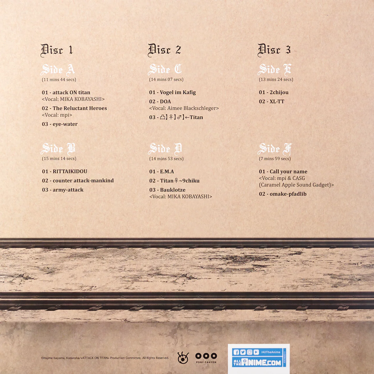 Attack on Titan Season 1 (Original Soundtrack) [Import] - Image 4