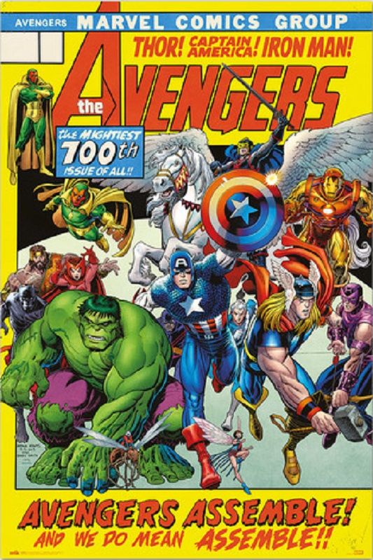 Avengers 100th Issue [Poster]
