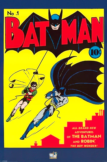 Batman And Robin Comic [Poster]