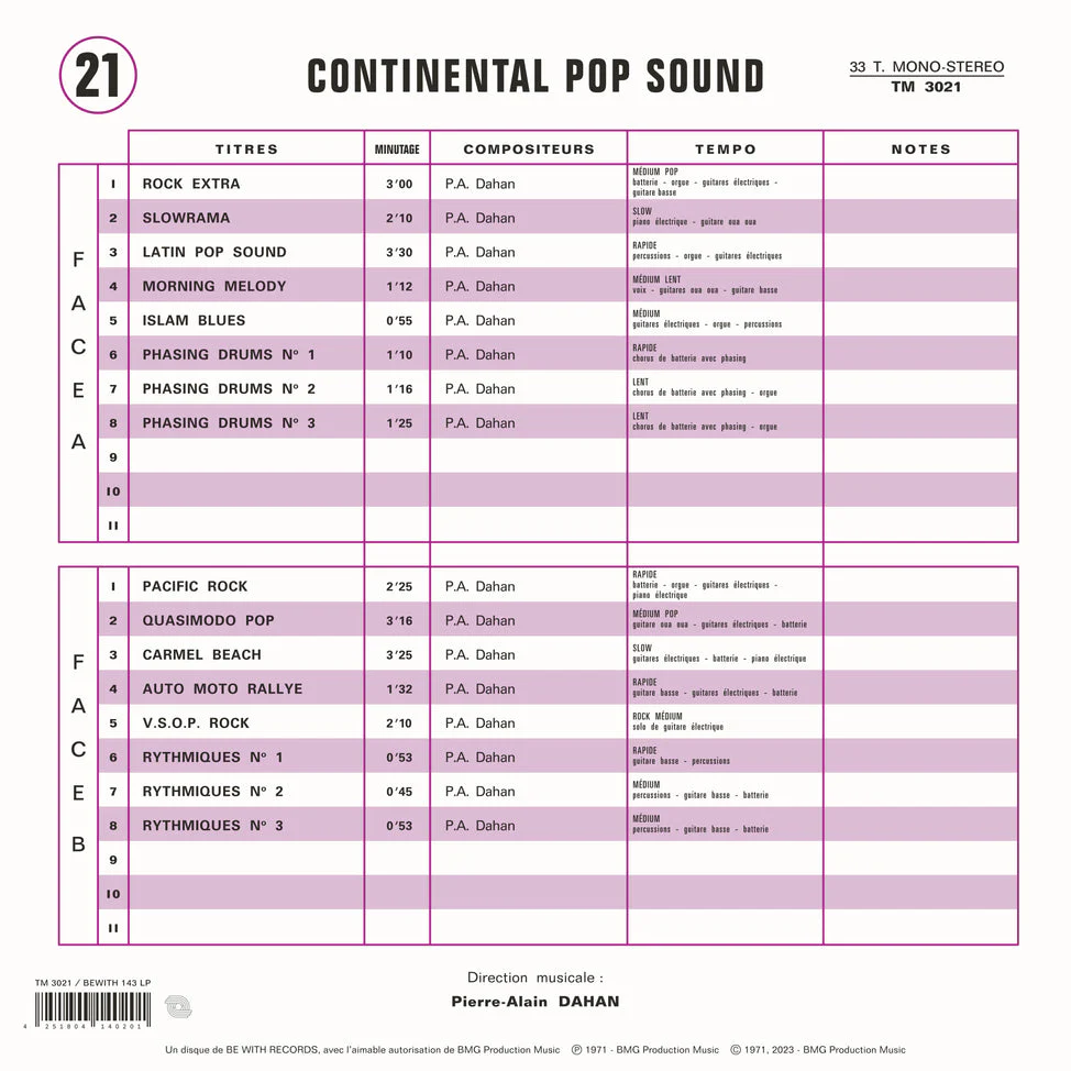 Continental Pop Sound [Import] - Image 2
