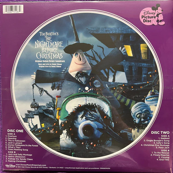 Tim Burton's The Nightmare Before Christmas (Original Motion Picture Soundtrack) [Picture Disc Edition] - Image 3