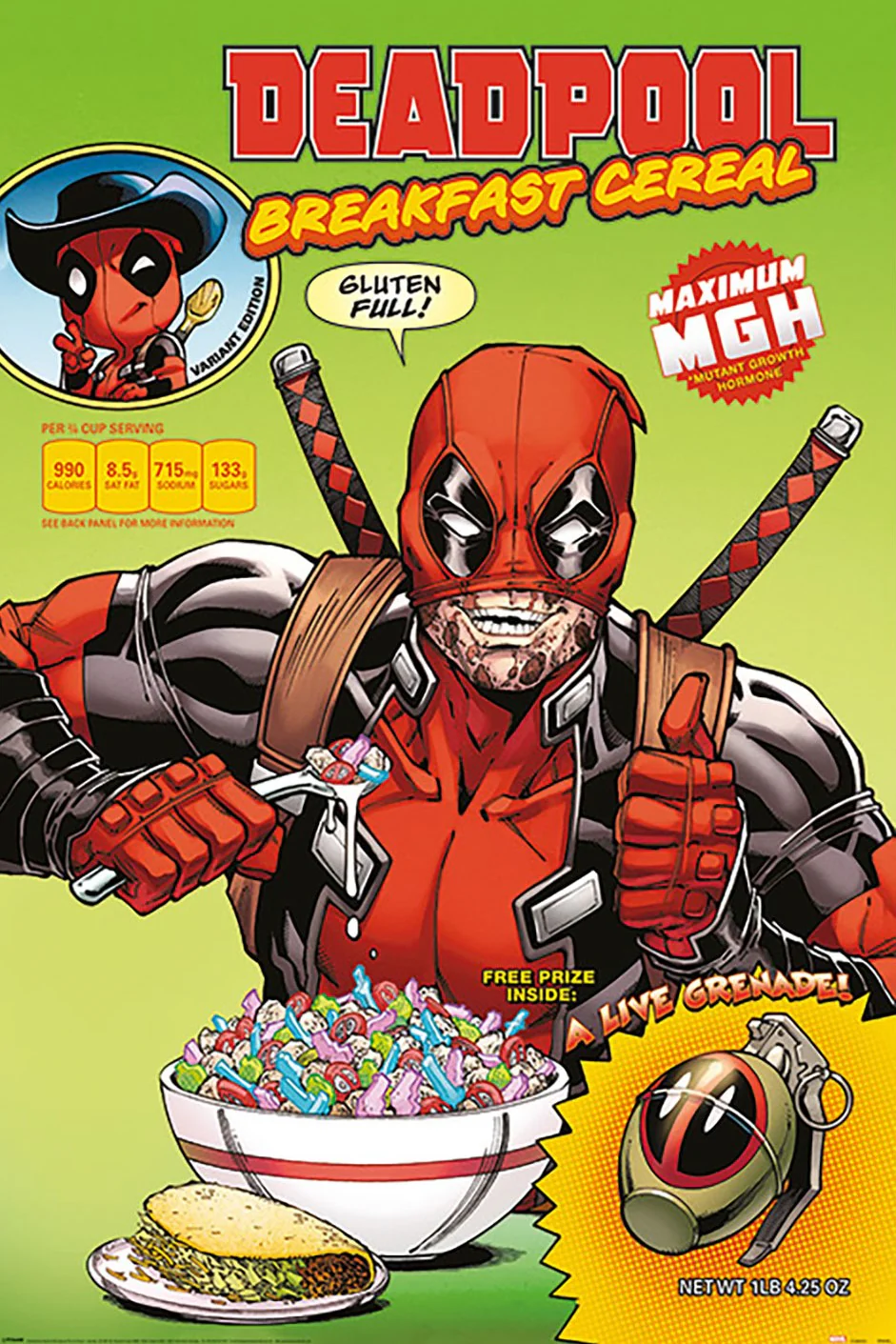 Deadpool Breakfast Cereal [Poster]