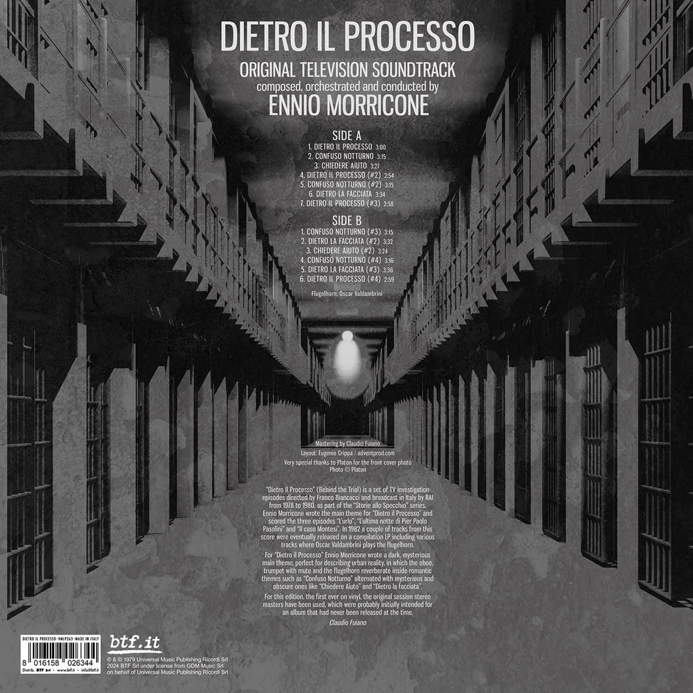 Dietro il Processo (Original Telivision Soundtrack) (2025 RSD Unofficial Release) [Import] - Image 3
