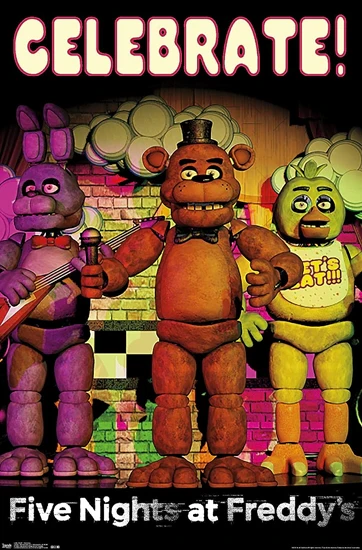 Five Nights At Freddy's Celebrate Horror Movie [Poster]