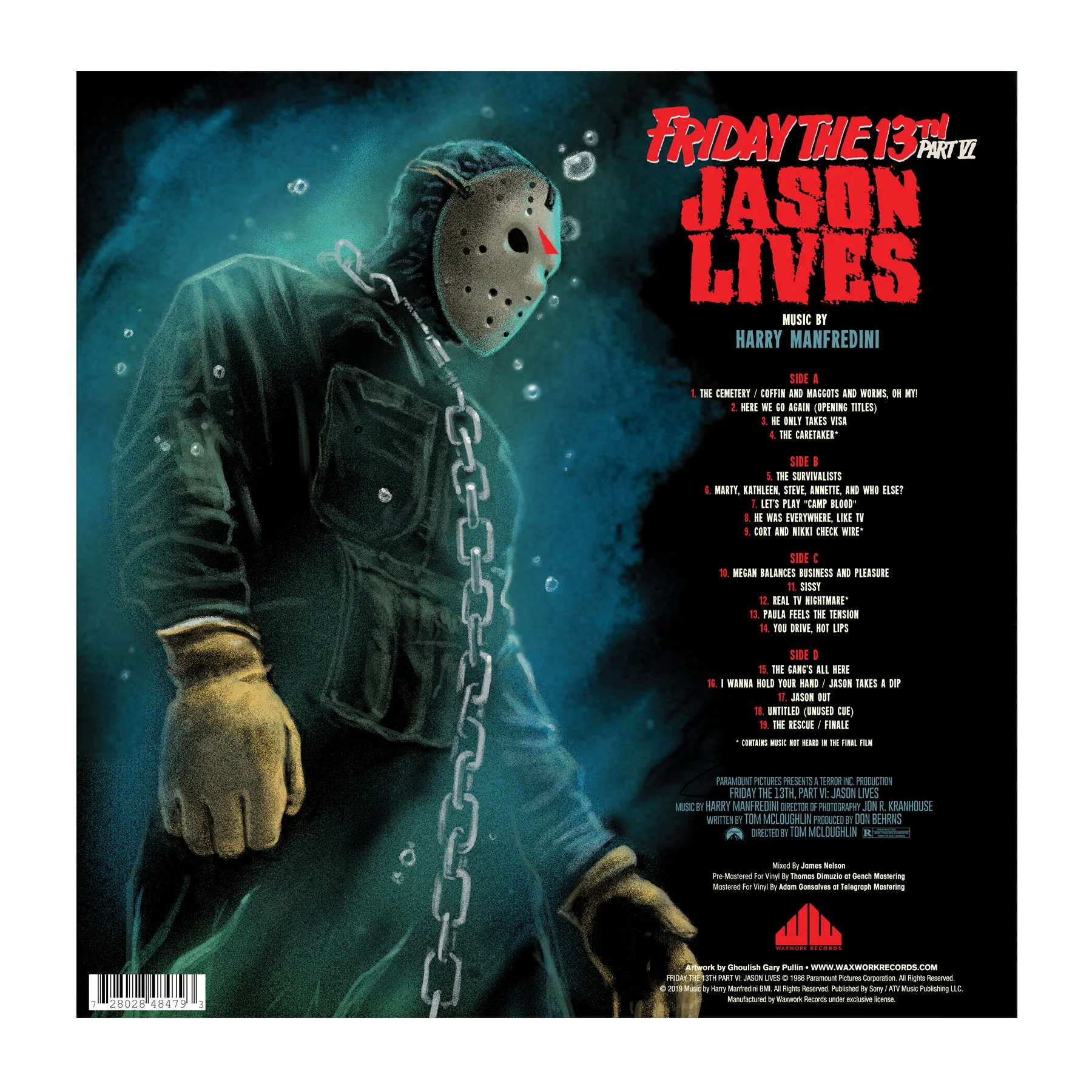Friday the 13th Part VI: Jason Lives (Original Motion Picture Soundtrack) - Image 8