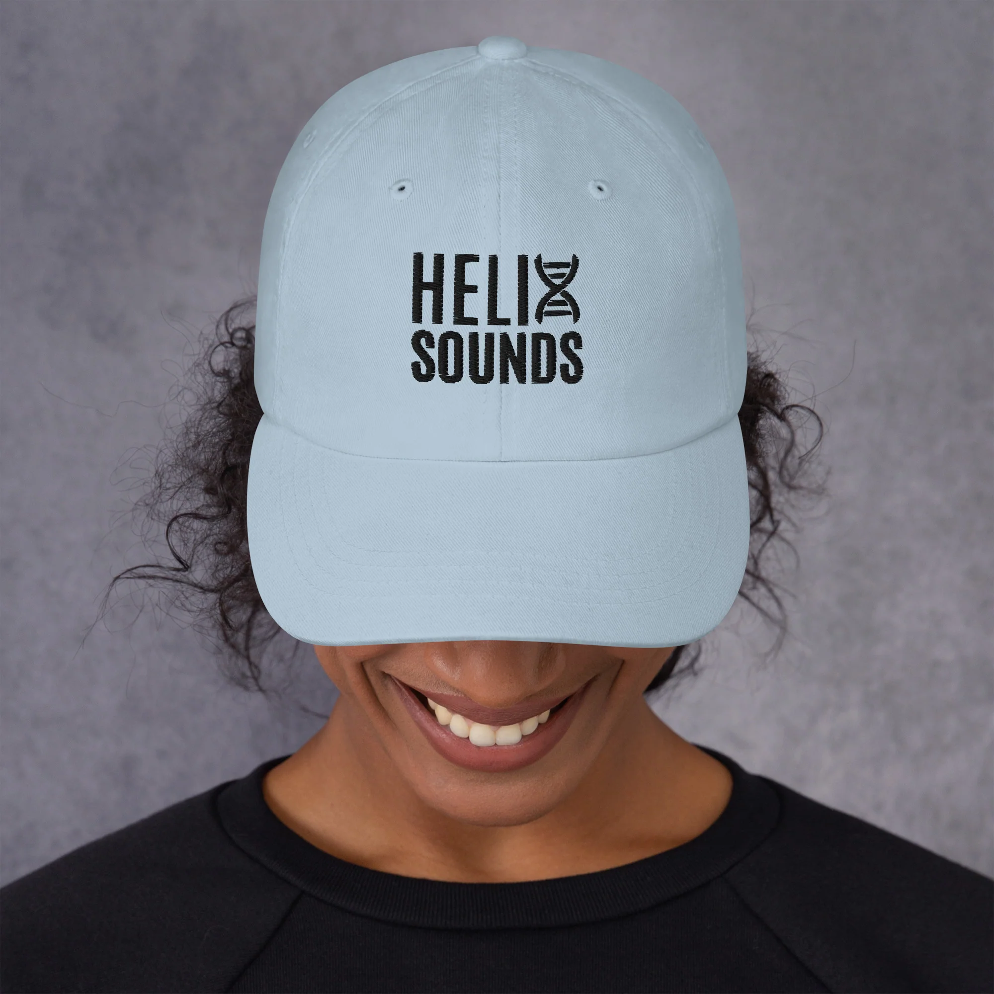 Helix Sounds Embroidered Logo Dad Hat (Light Colors) - Image 9