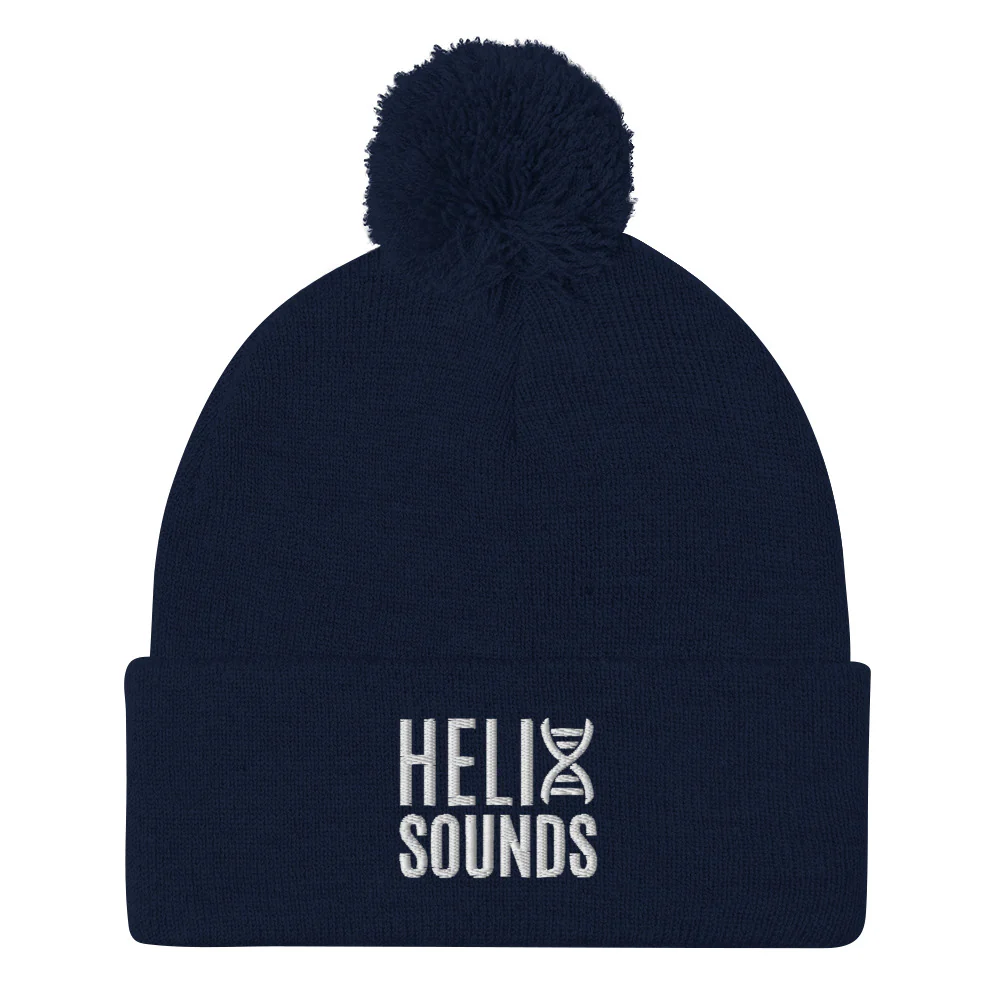 Helix Sounds Logo Pom-Pom Beanie - Image 3