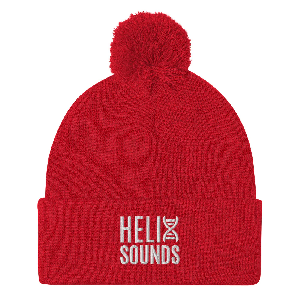 Helix Sounds Logo Pom-Pom Beanie - Image 4