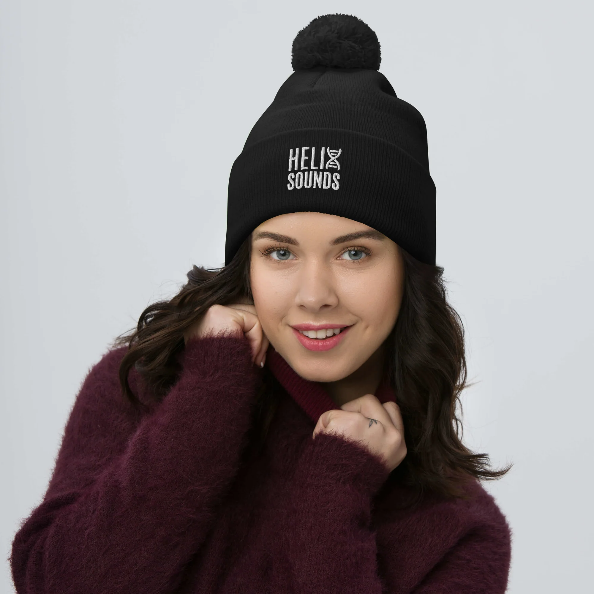 Helix Sounds Logo Pom-Pom Beanie - Image 6