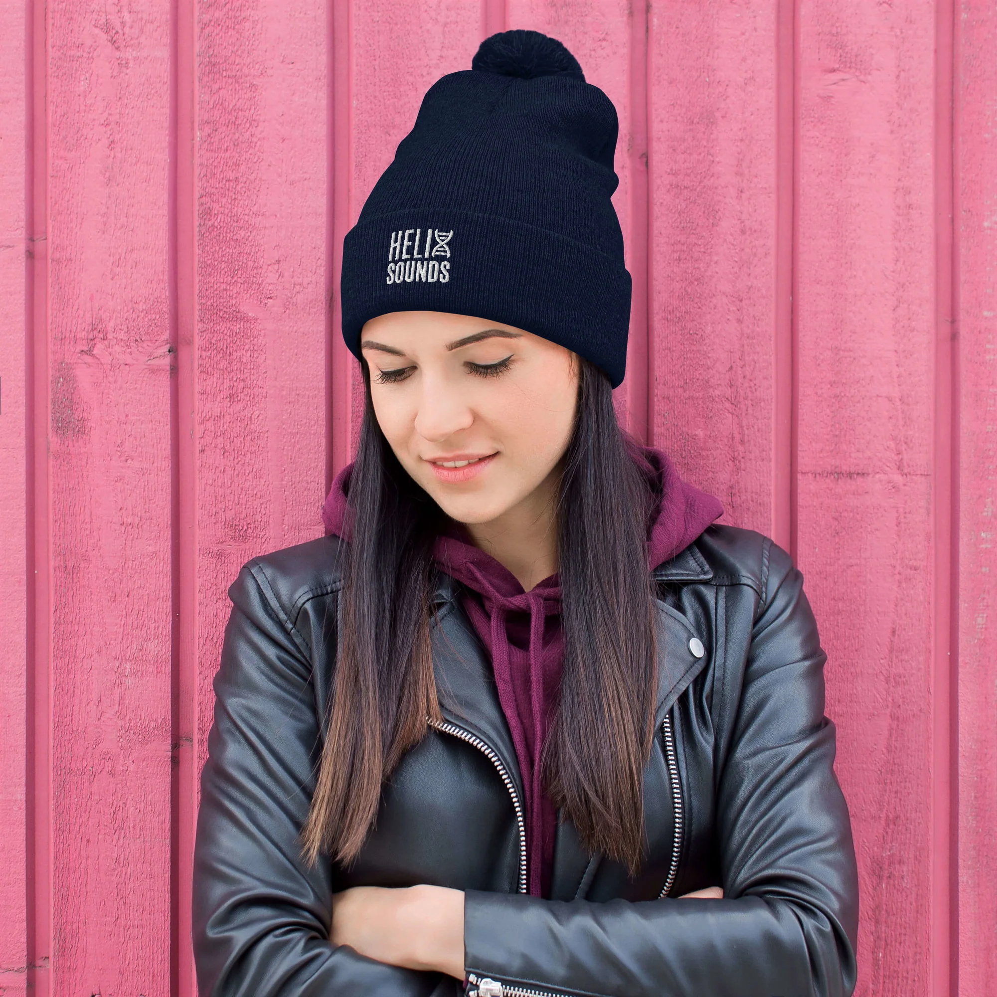 Helix Sounds Logo Pom-Pom Beanie - Image 7
