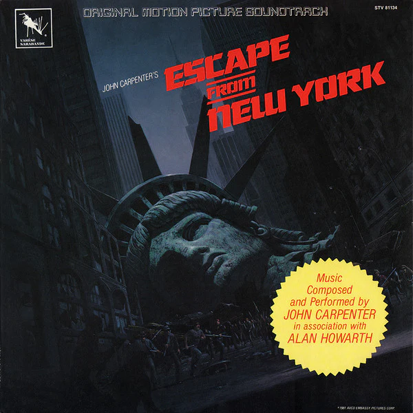 Escape From New York (1981) (Original Motion Picture Soundtrack) [Ultra Rare]