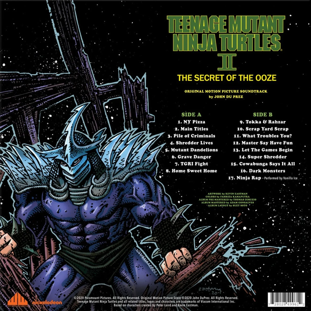 Teenage Mutant Ninja Turtles Part II: The Secret of the Ooze (Original Motion Picture Soundtrack) - Image 4