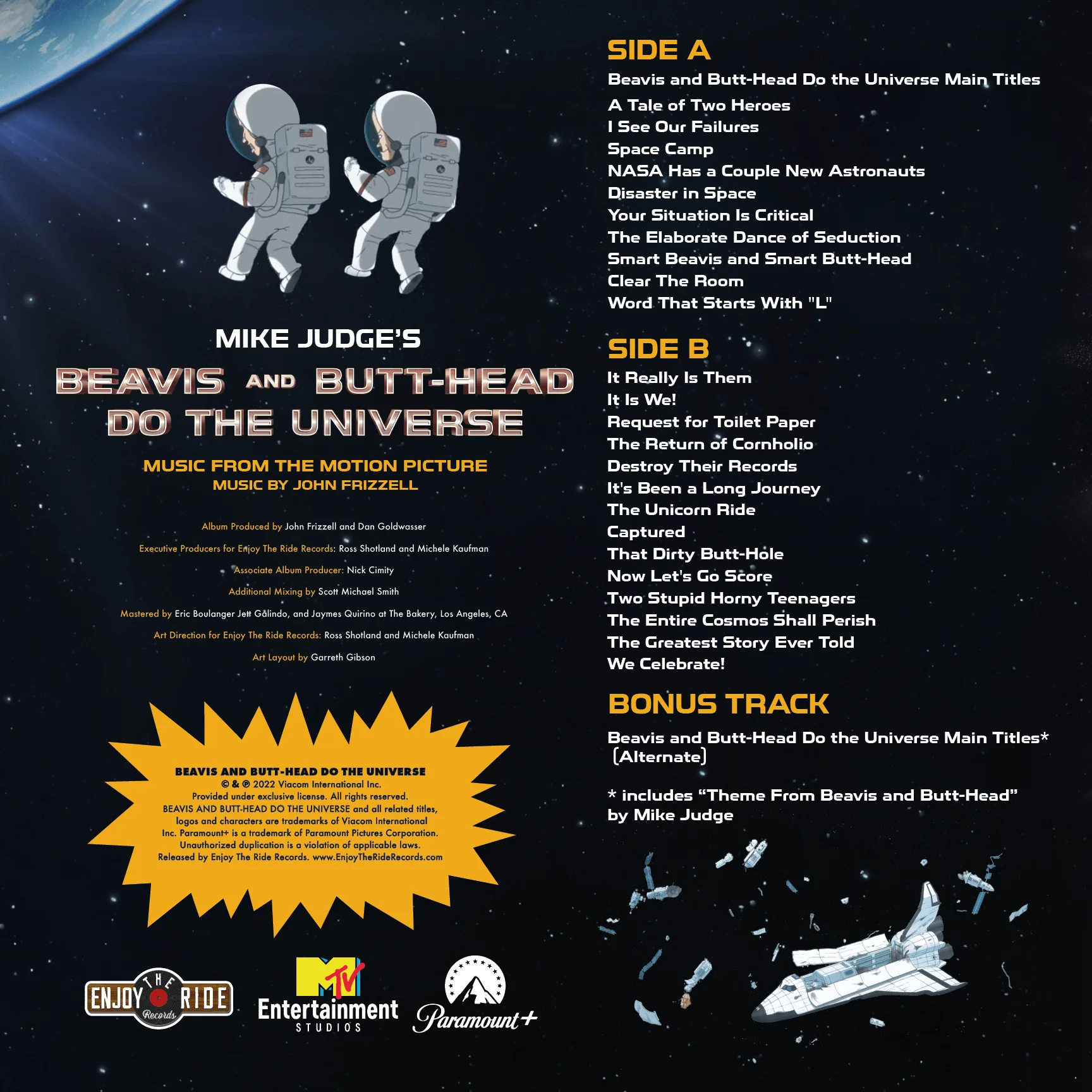 Beavis and Butt-Head Do The Universe (Music From The Motion Picture) - Image 3