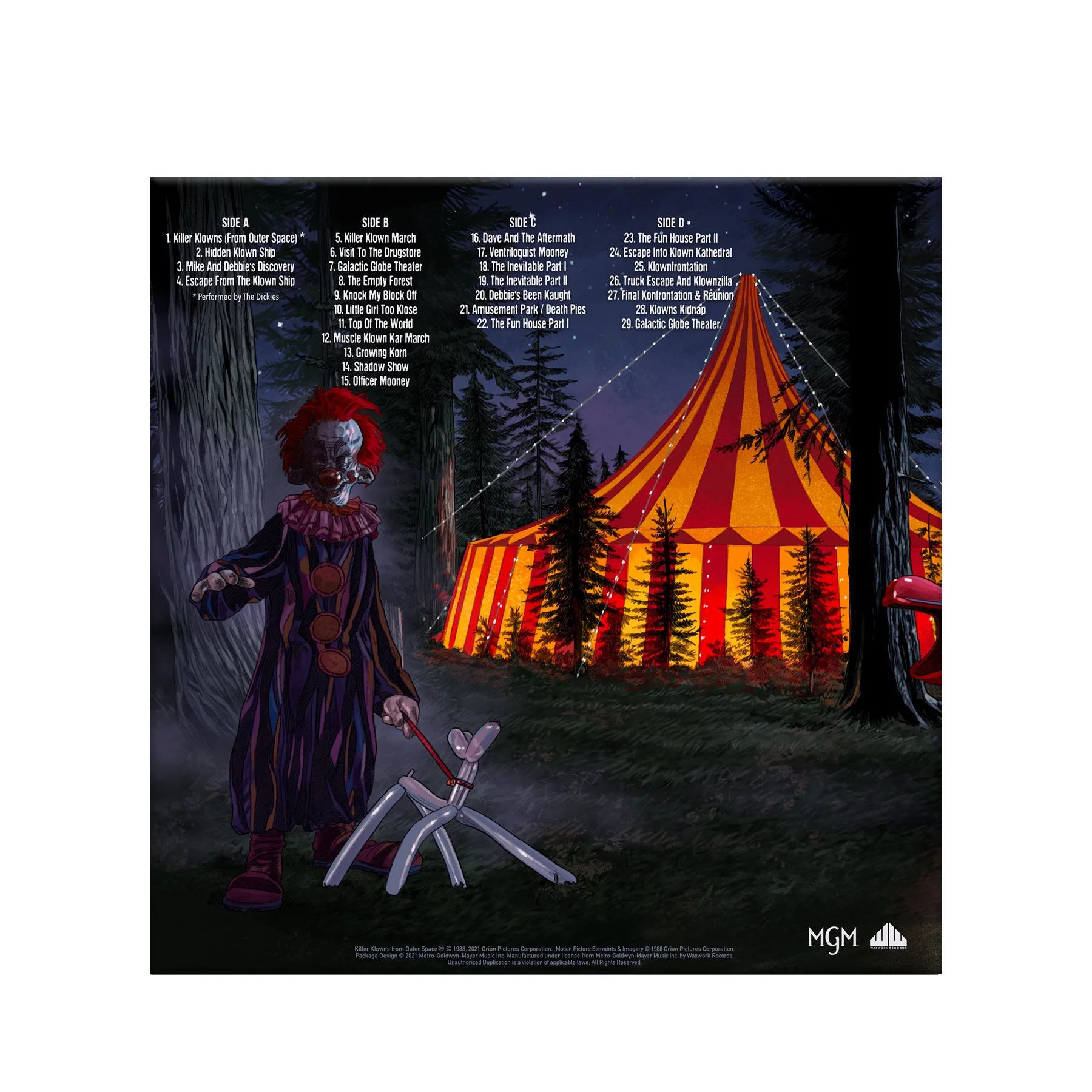 Killer Klowns From Outer Space (Original Motion Picture Soundtrack) - Image 10