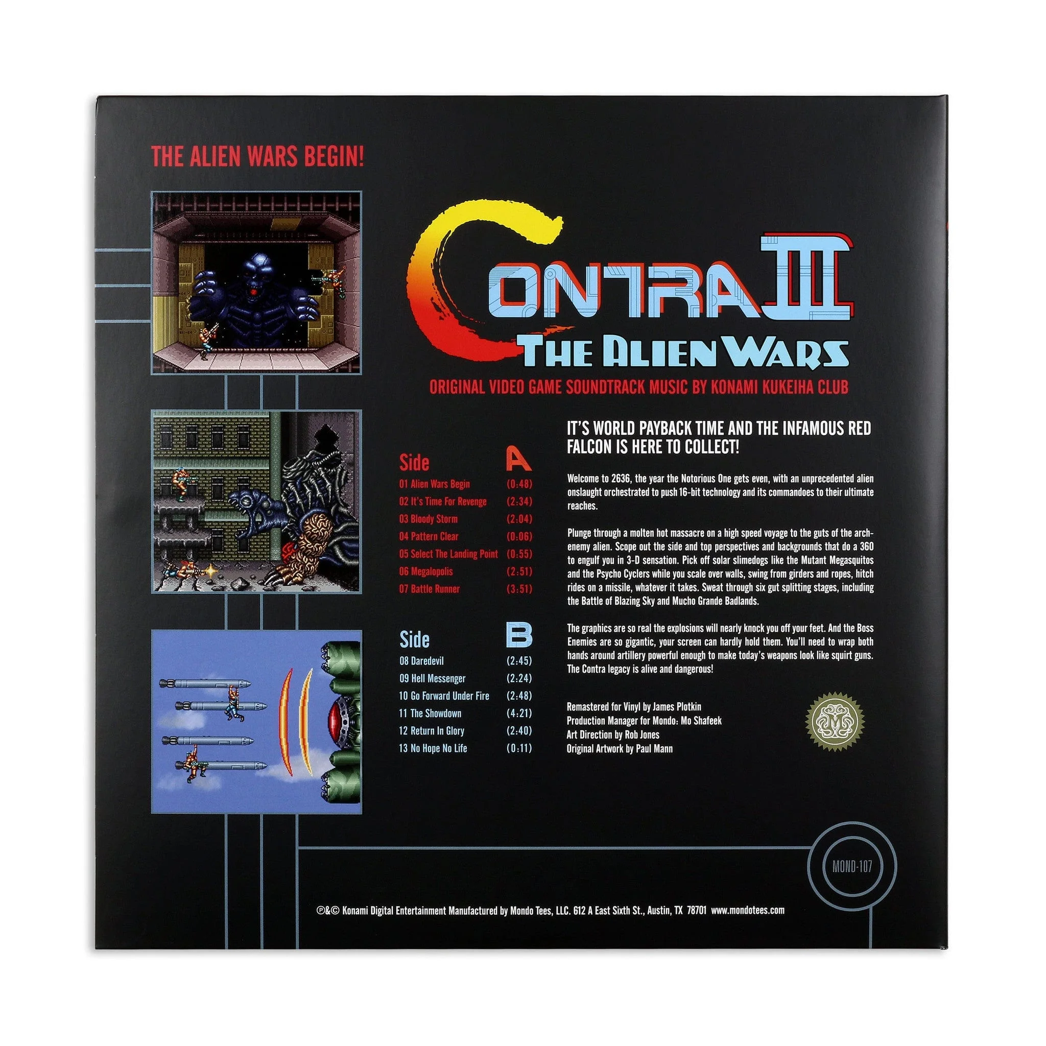 Contra 3: The Alien Wars β Original Video Game Soundtrack - Image 5