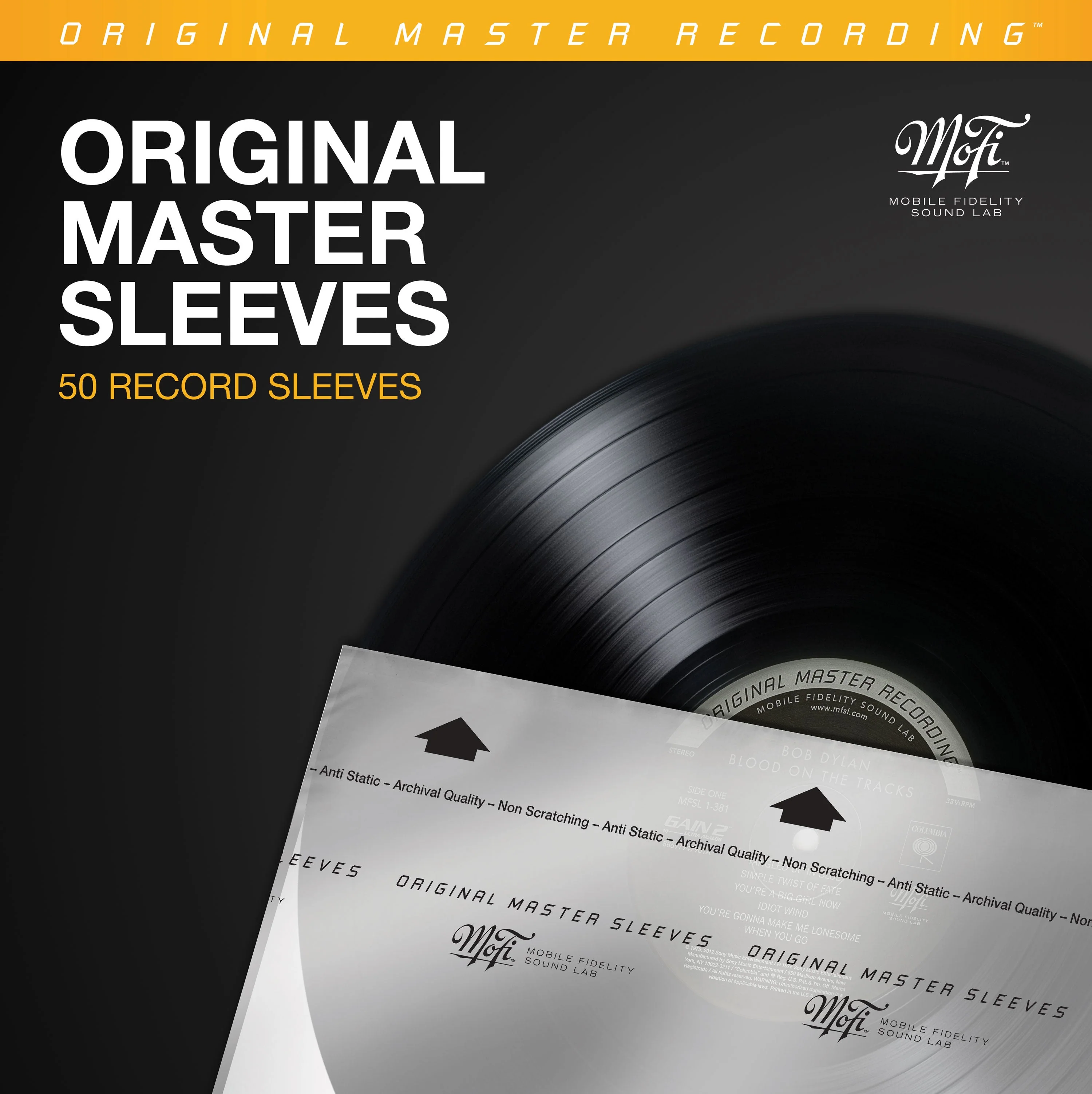 Original Master Record Inner Sleeves (Pack of 50)