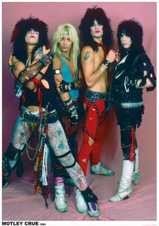 Motley Crue Color Group [Poster]