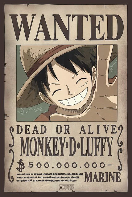 One Piece - Wanted Monkey D Luffy [Poster]