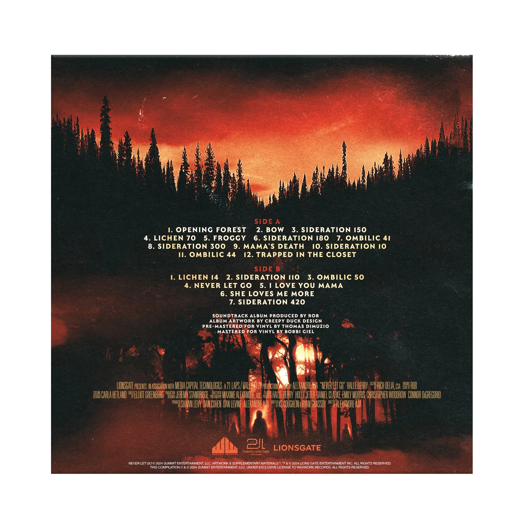 Never Let Go (Original Motion Picture Soundtrack) - Image 4
