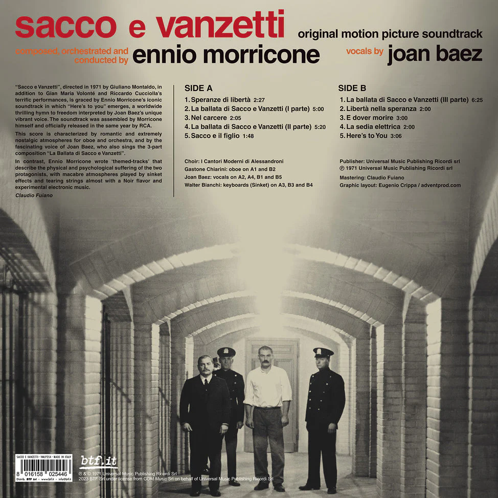Sacco e Vanzetti (RSD 2024 EU/UK Exclusive) [Import] - Image 3