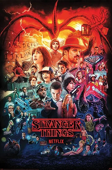 Stranger Things Seasons Montage [Poster]