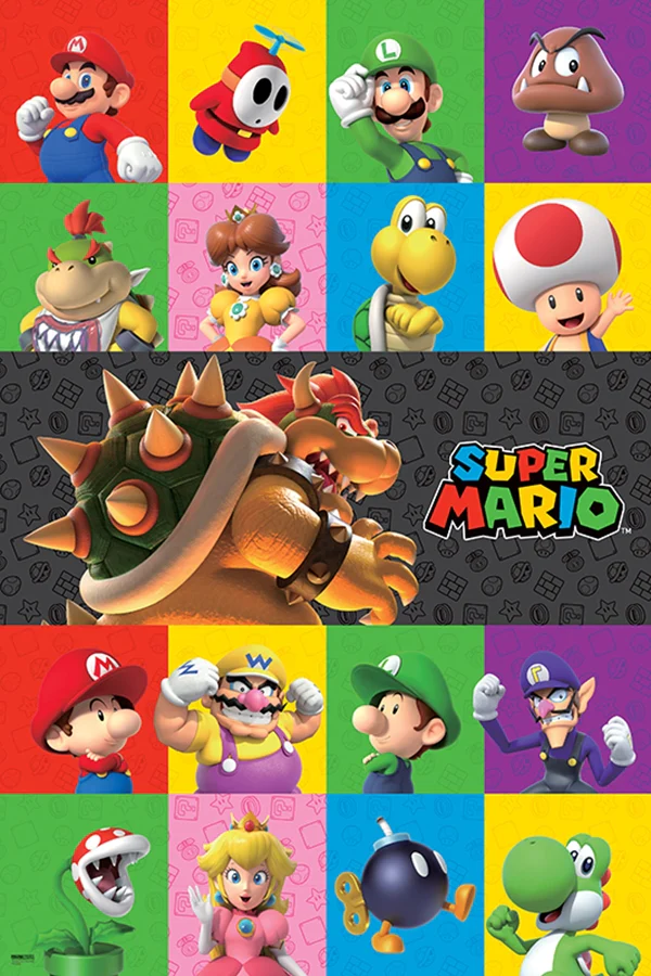 Super Mario - 3D Friends & Foes [Poster]