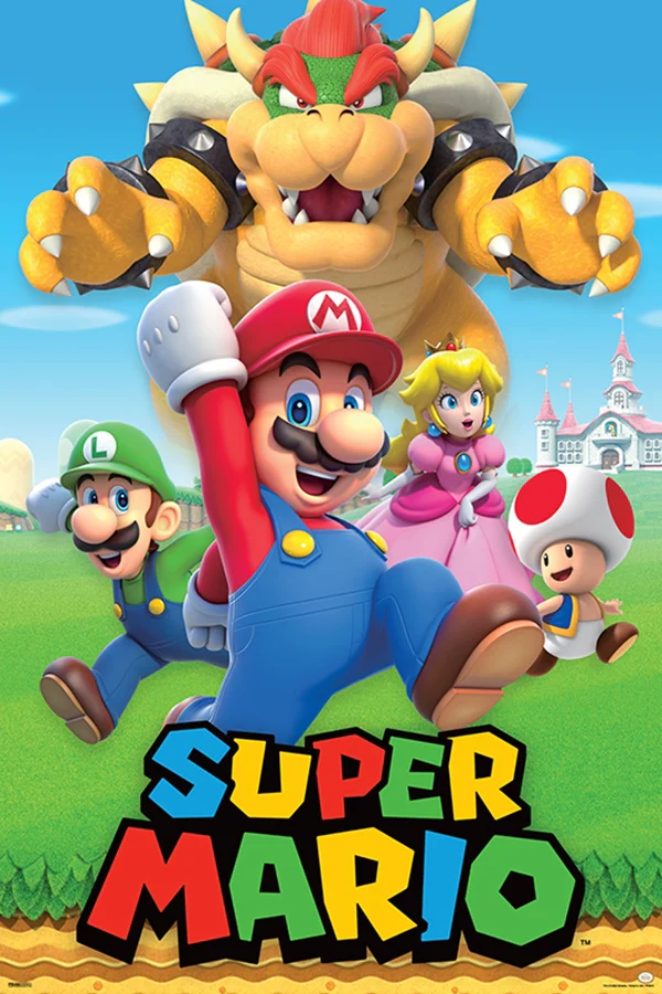 Super Mario Bros Characters Collage [Poster]
