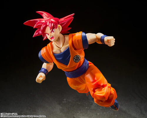 Dragon Ball Super - S.H.Figuarts - Super Saiyan God Son Goku (Saiyan God Instilled with the Light of Righteous Hearts) Action Figure [Japanese Import] - Image 4