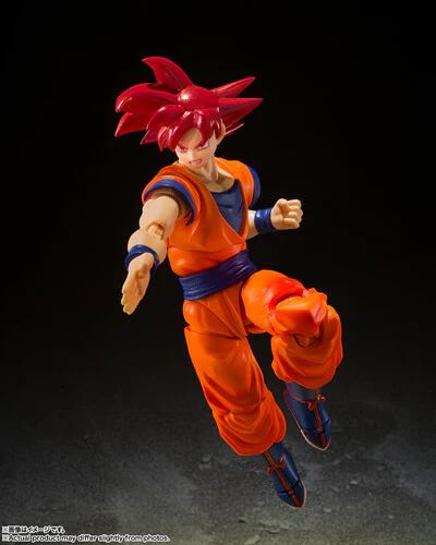 Dragon Ball Super - S.H.Figuarts - Super Saiyan God Son Goku (Saiyan God Instilled with the Light of Righteous Hearts) Action Figure [Japanese Import] - Image 5