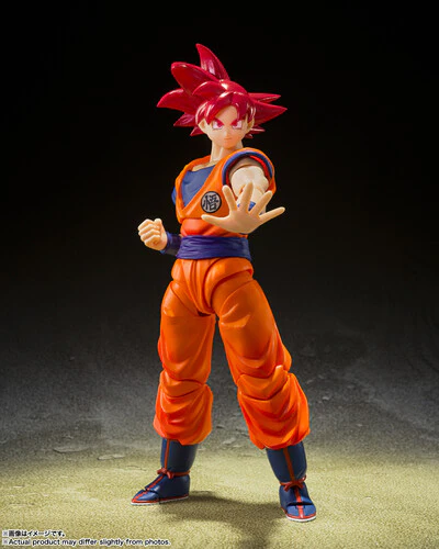 Dragon Ball Super - S.H.Figuarts - Super Saiyan God Son Goku (Saiyan God Instilled with the Light of Righteous Hearts) Action Figure [Japanese Import] - Image 6