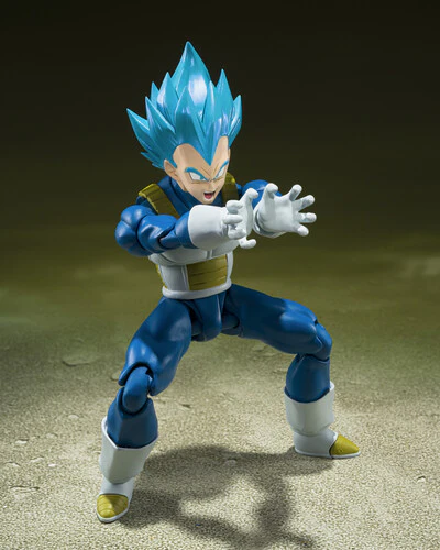 Dragon Ball Super - S.H.Figuarts - Super Saiyan God Super Saiyan Vegeta (Unwavering Saiyan Pride) Action Figure [Japanese Import] - Image 2