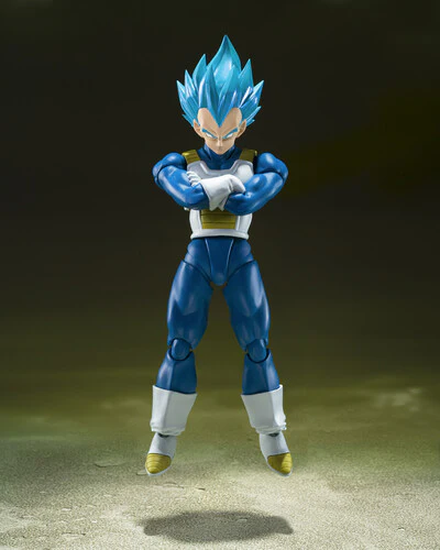 Dragon Ball Super - S.H.Figuarts - Super Saiyan God Super Saiyan Vegeta (Unwavering Saiyan Pride) Action Figure [Japanese Import] - Image 4