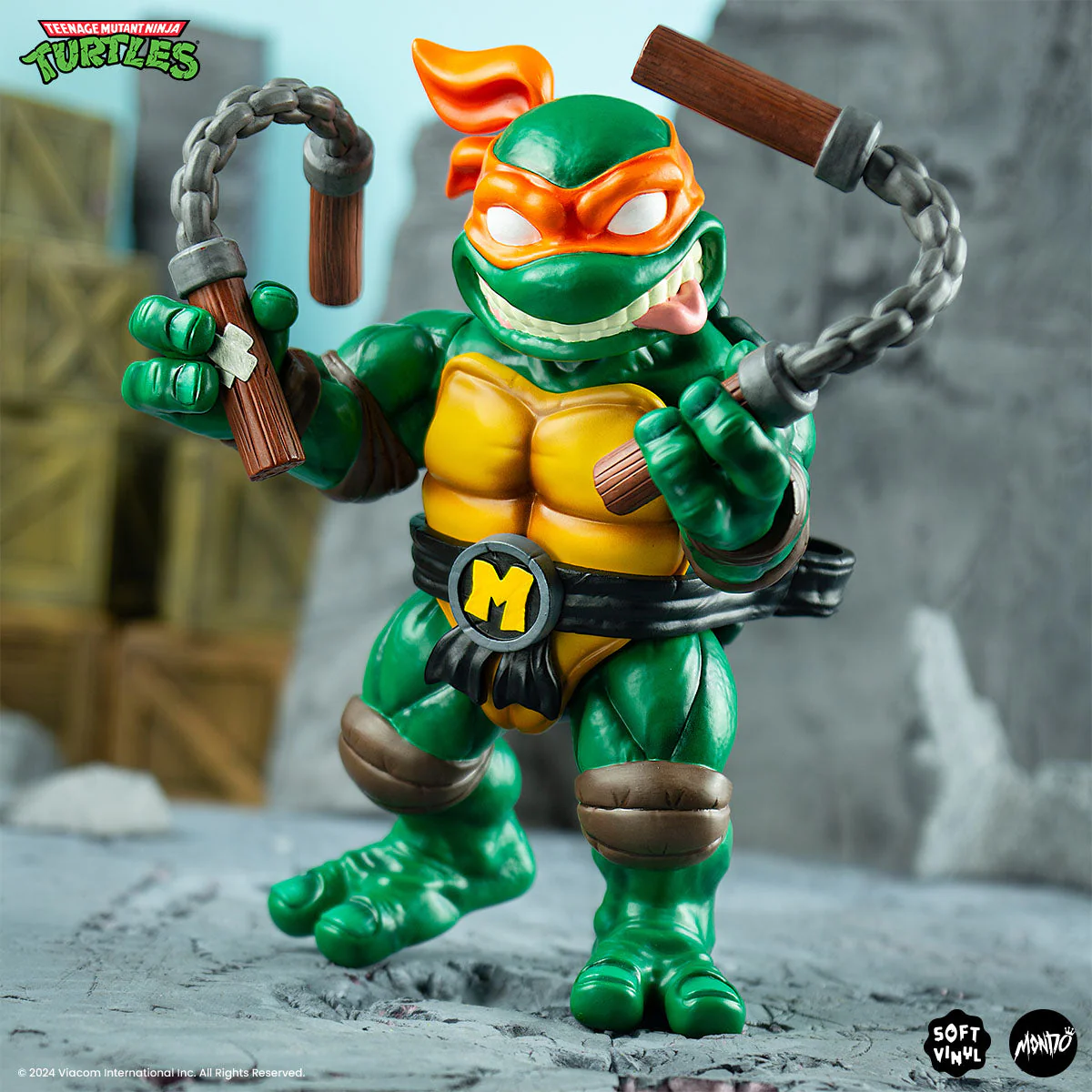 Teenage Mutant Ninja Turtles - Michelangelo Soft Vinyl Figure - Image 4