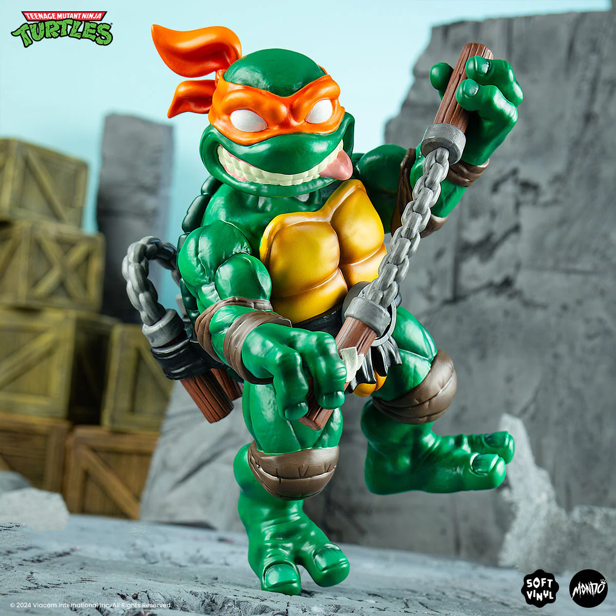 Teenage Mutant Ninja Turtles - Michelangelo Soft Vinyl Figure - Image 5