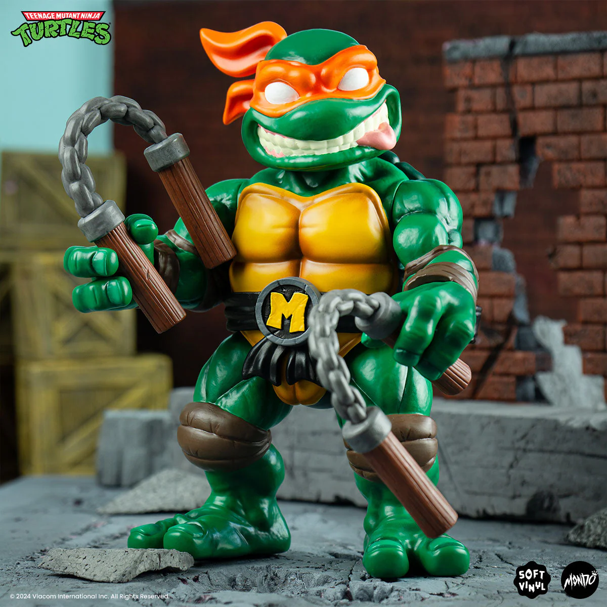 Teenage Mutant Ninja Turtles - Michelangelo Soft Vinyl Figure - Image 6