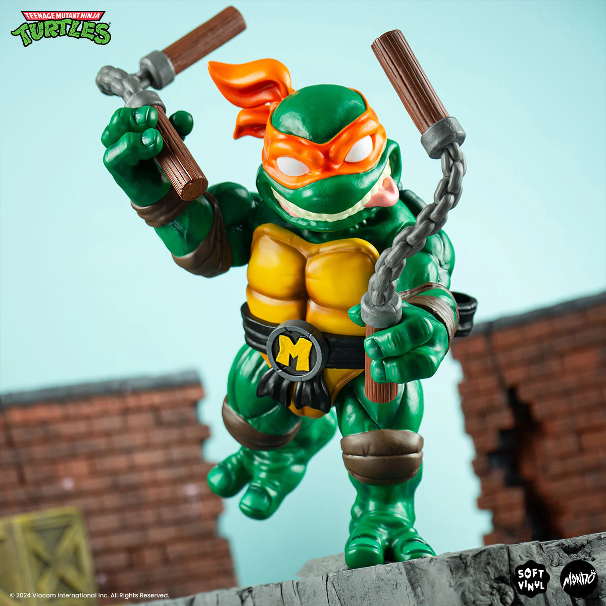 Teenage Mutant Ninja Turtles - Michelangelo Soft Vinyl Figure - Image 7
