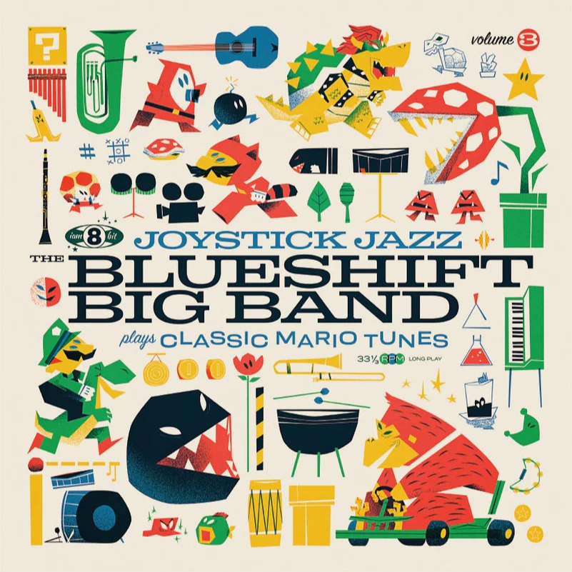Joystick Jazz: The Blueshift Big Band Plays Classic Mario Tunes Vol. 3