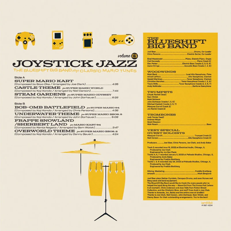Joystick Jazz: The Blueshift Big Band Plays Classic Mario Tunes Vol. 3 - Image 3