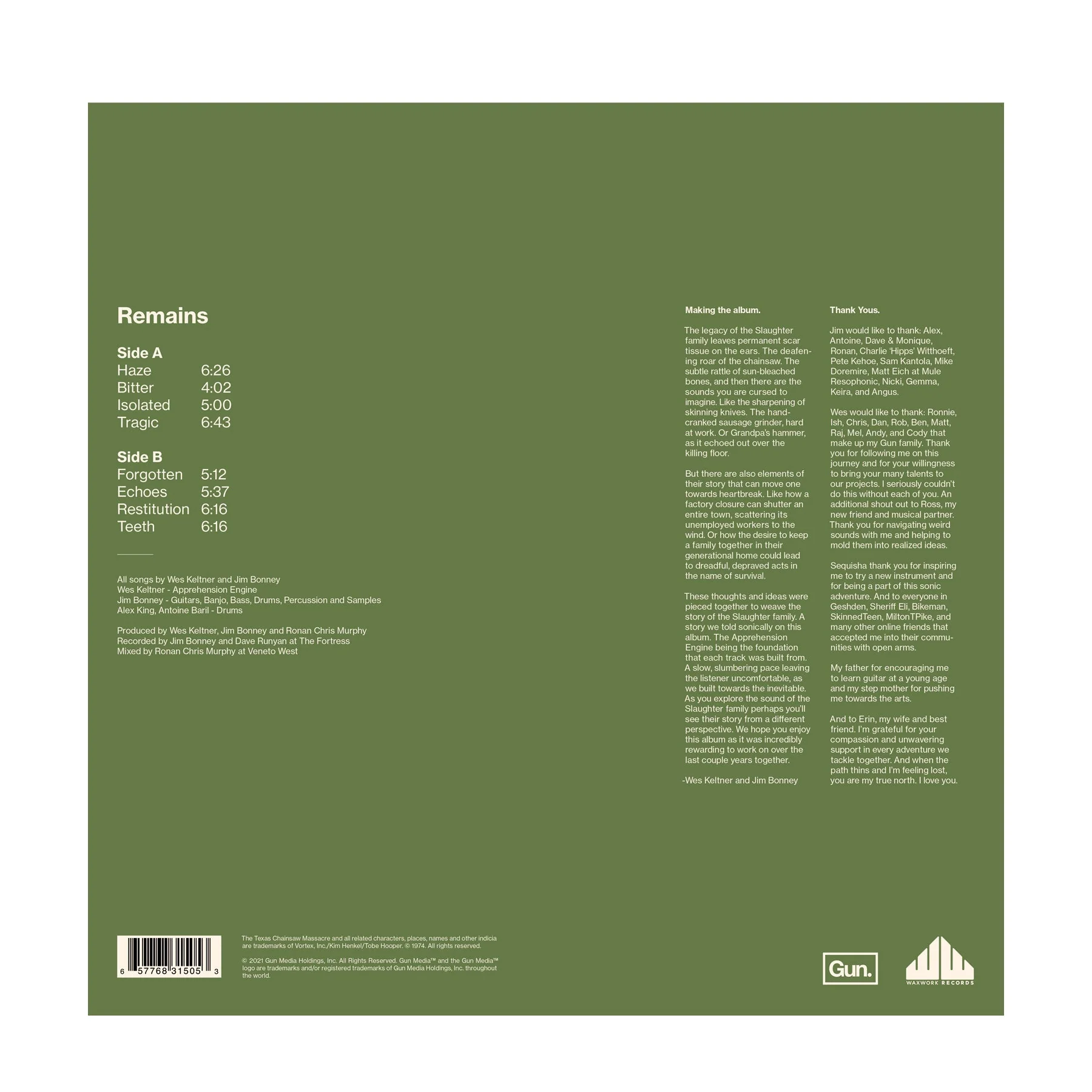 The Texas Chain Saw Massacre The Game OST - Image 7