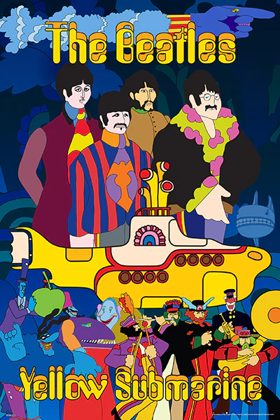 The Yellow Submarine Aime Movie [Poster]