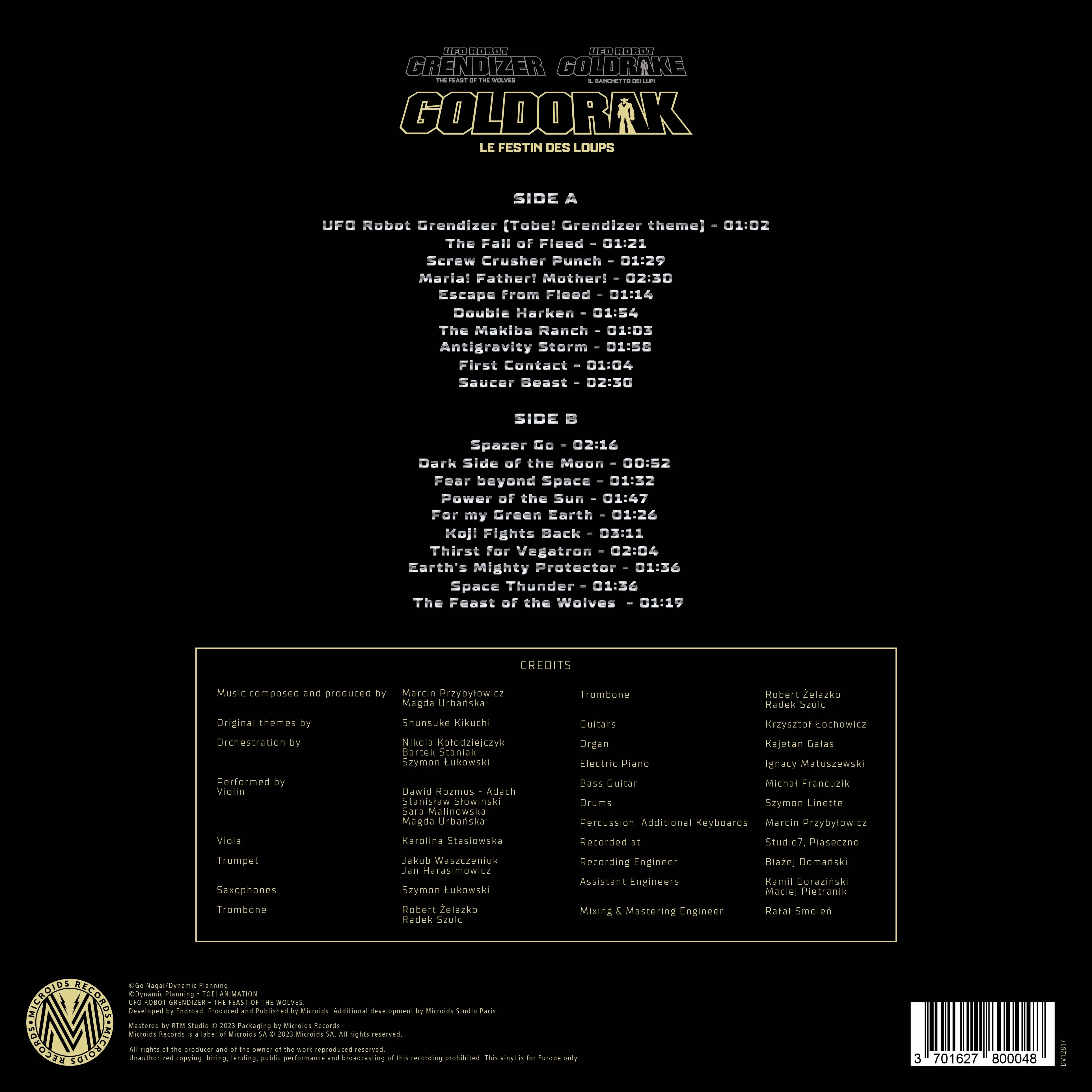UFO Robot Grendizer: The Feast of the Wolves (Original Game Soundtrack) [Import] - Image 3