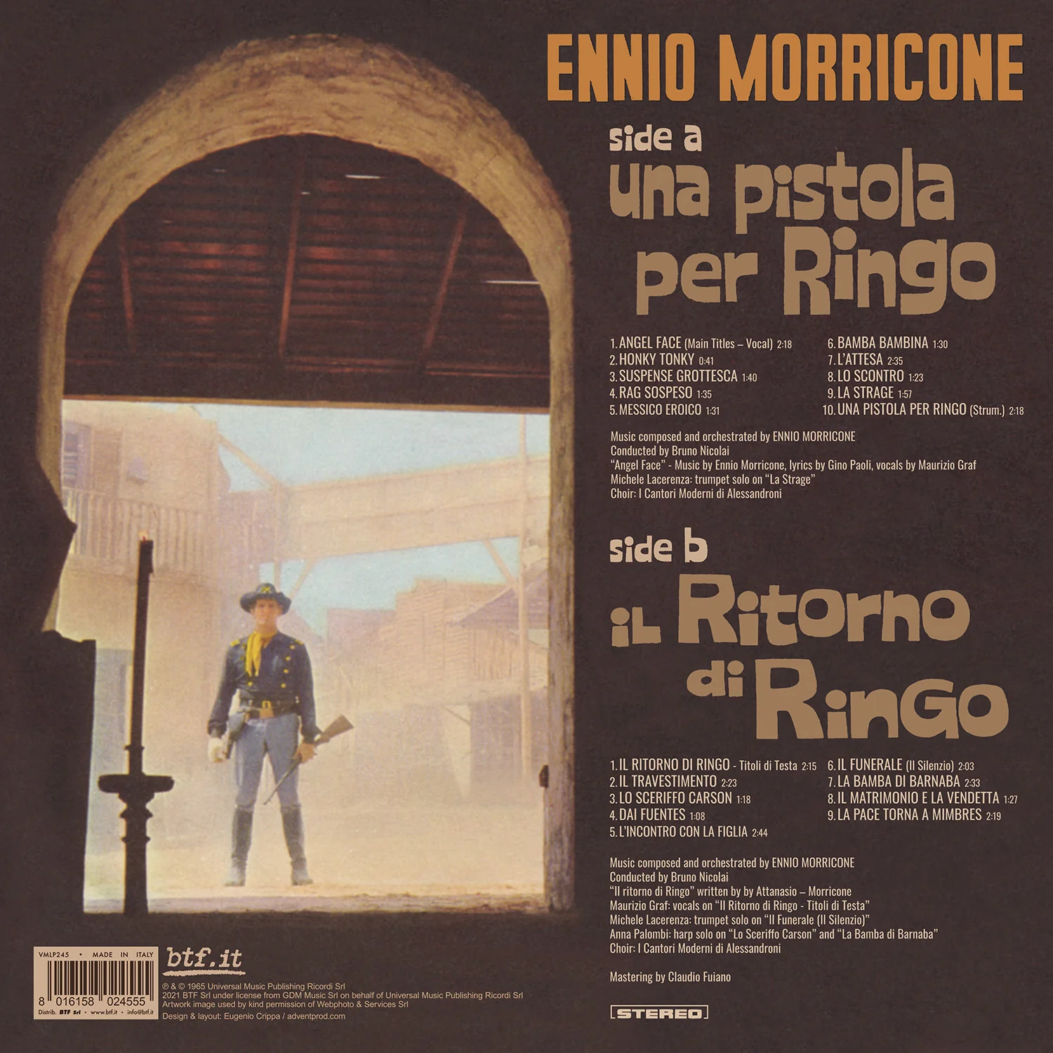 Una pistola per Ringo / Il ritorno di Ringo OST [Import] - Image 4