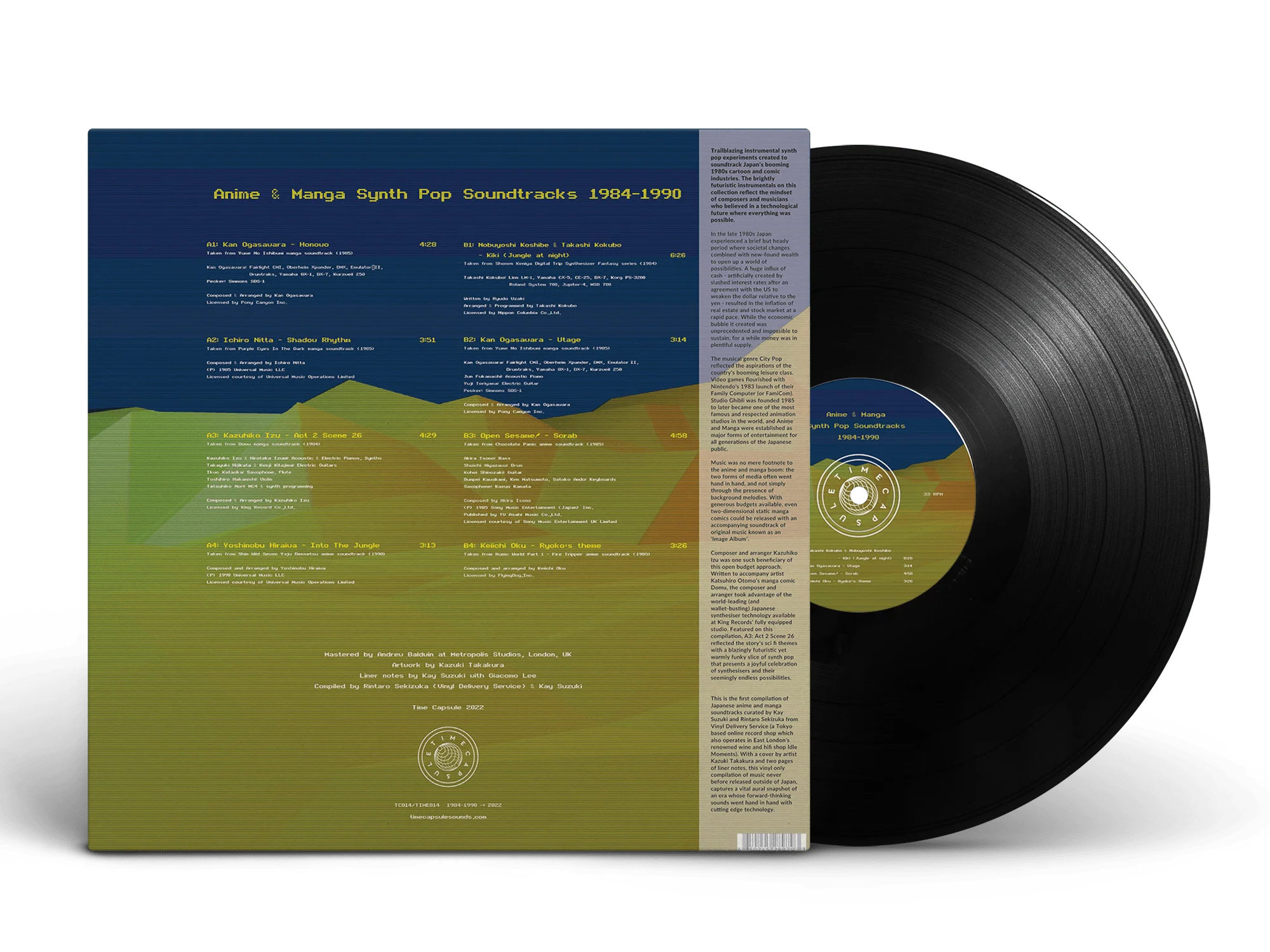 Anime & Manga Synth Pop Soundtracks 1984-1990 [Import] - Image 3