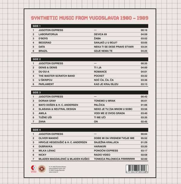 Electronic Jugoton Vol 1 - Synthetic Music From Yugoslavia 1980-1989 [Import] - Image 2