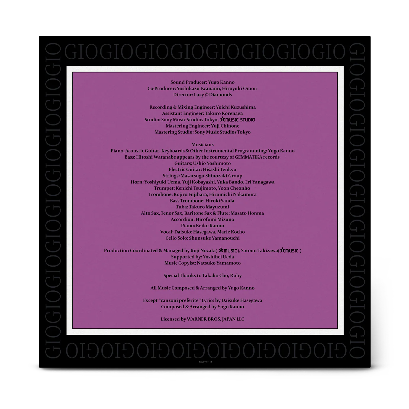 JoJo's Bizarre Adventure: Golden Wind (Original Soundtrack) - Image 7