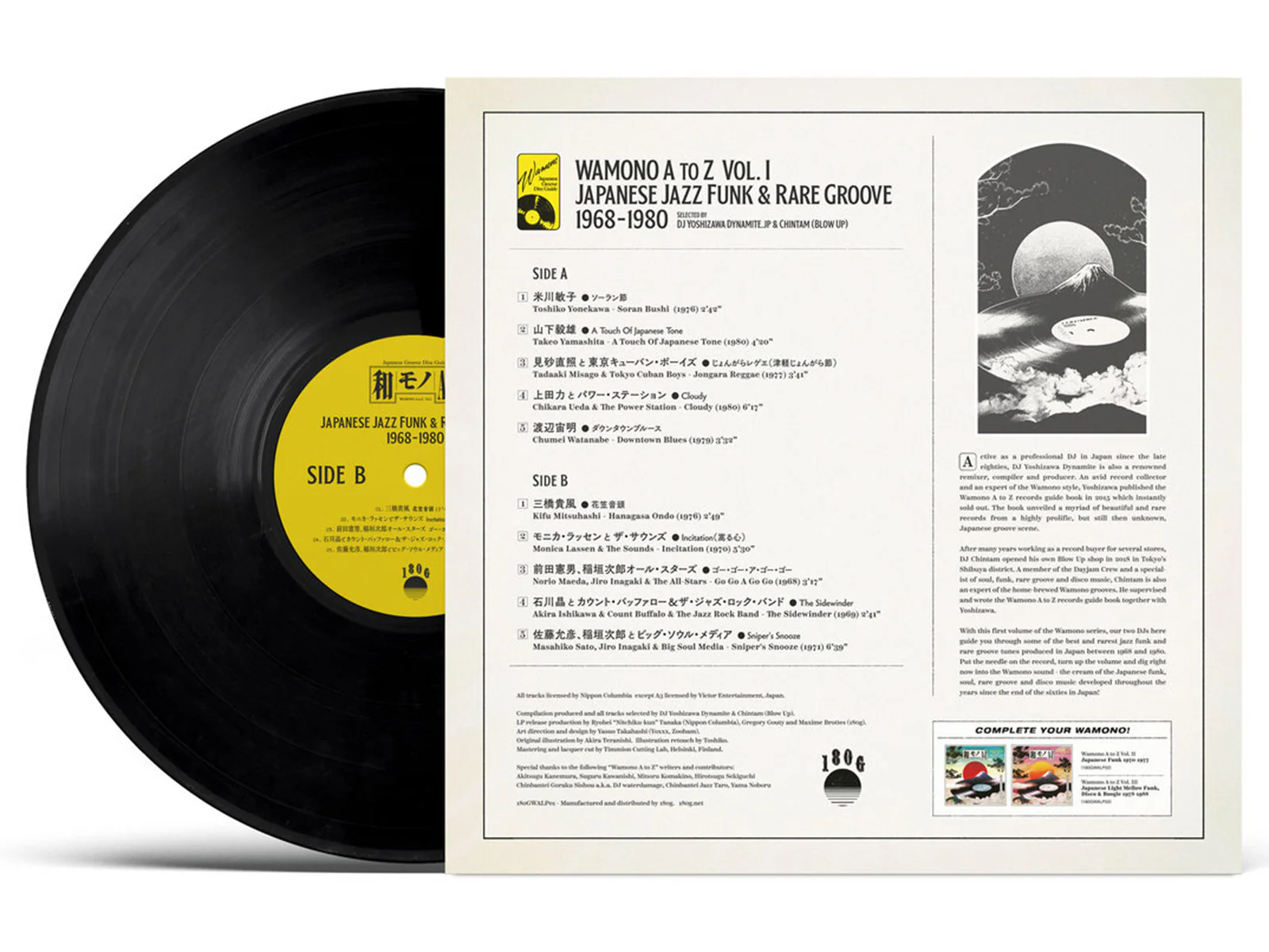 WAMONO A to Z Vol. I - Japanese Jazz Funk & Rare Groove 1968-1980 - Image 3