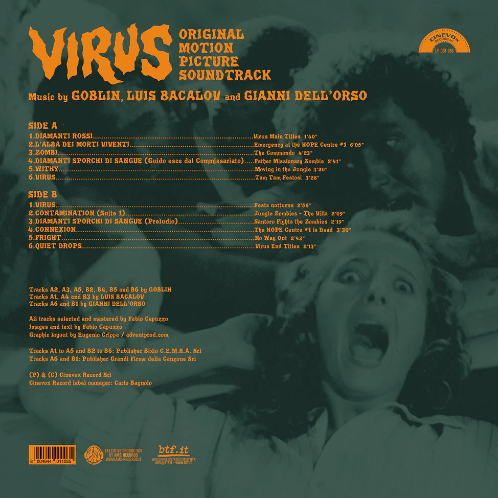 Virus OST (RSD 2024 EU/UK Exclusive) [Import] - Image 3