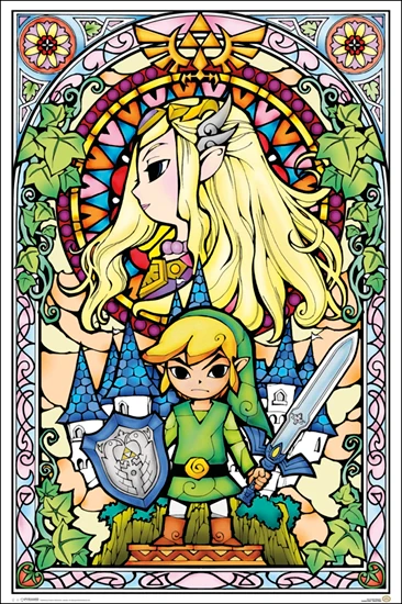 Zelda - Stained Glass [Poster]